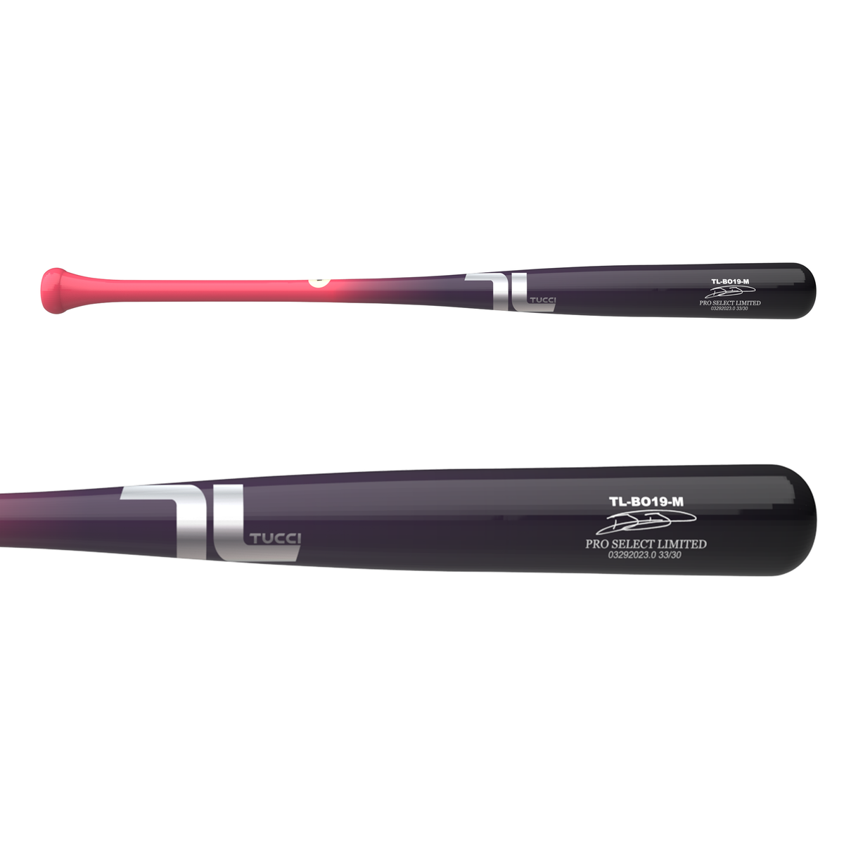 BO BICHETTE SIGNATURE MODEL PRO SELECT LIMITED WOOD BAT – GALAXY FADE