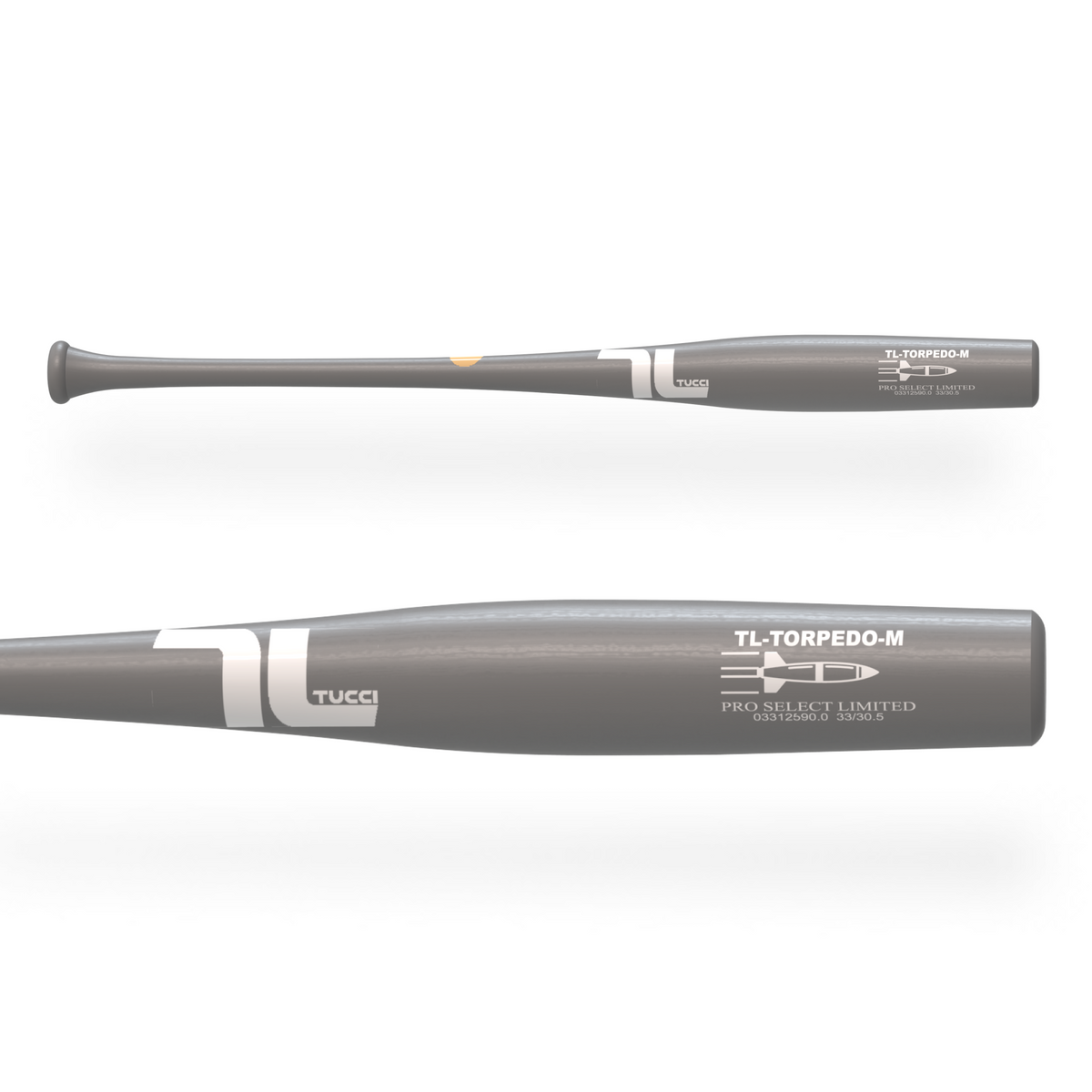 TL-TORPEDO PRO SELECT LIMITED WOOD BAT - MATTE GRAY